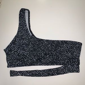one shoulder bikini top